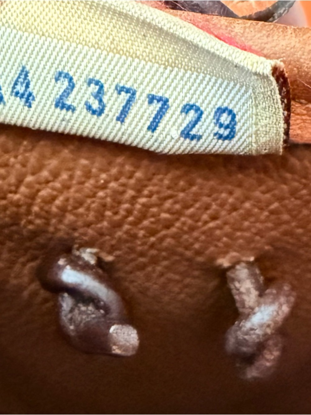 VINTAGE 1990S DOONEY & BOURKE NAVY ALL WEATHER LEATHER SATCHEL HANDBAG - Picture 15 of 16